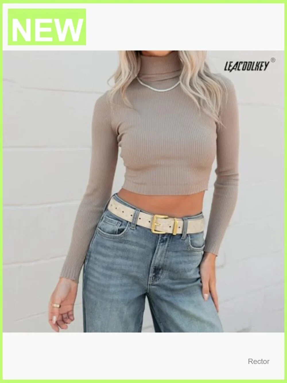 Women Suede Belt with Gold Buckle for Jeans Dresses